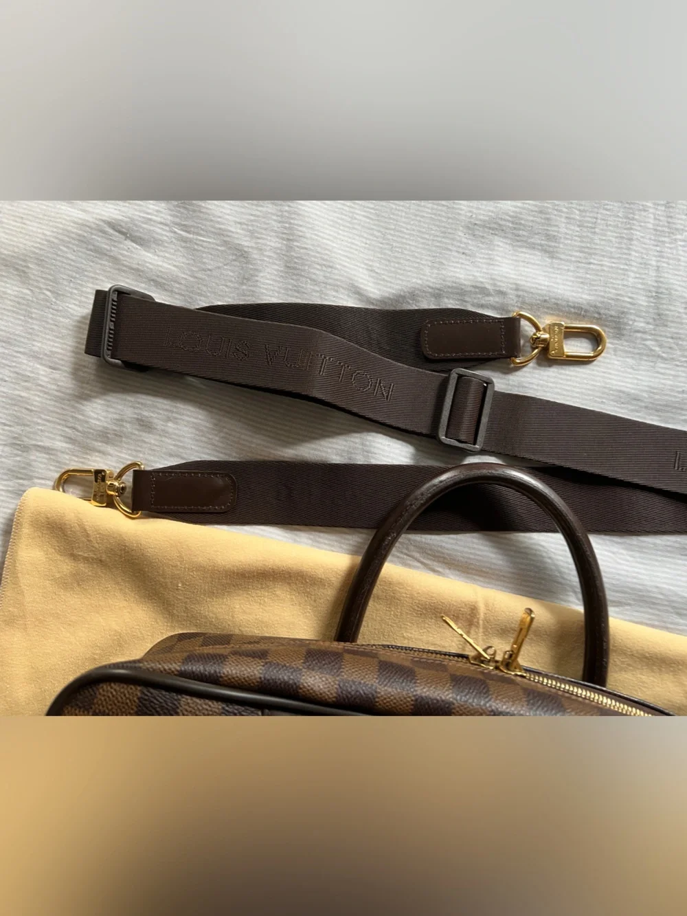 Rare Authentic Louis Vuitton Icare Damier Ebene Breifcase Business Bag